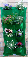Load image into Gallery viewer, Bloombagz vertical garden, herb planter or wall hanging storage solution made out of recycled bottles