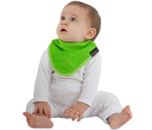 Load image into Gallery viewer, The Mum 2 Mum bandana wonder bib is ideal for babies who drool. 100% cotton towelling is very absorbent. The close-fitting neck means there are no leaks. The bright colours are appealing to both parents and infants. This bandana wonder bib is the perfect baby shower or newborn gift