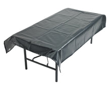 Load image into Gallery viewer, Art play is always fun and usually very messy. Make clean up time easier and quicker! This flat rectangular vinyl tablecloth is great for messy arts & crafts play, baking, play-dough or even at mealtimes.  Each elasticated, fitted tablecloth is perfect for protecting your tabletop at home or in Early Childhood Centres. Simply wipe down easily with a cloth.           Available in Black or Royal Blue.