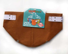 Load image into Gallery viewer, Garden care made easy with Bloombagz herb, shrub and flower planter with option to hang. Use indoor or outside gardens for lush plants all year round. Perfect landscape gardening for small spaces. Can also be used as a storage solution. Environmentally friendly made out of 100% recycled materials. Promotes growth of healthy roots and happy plants.