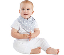 Load image into Gallery viewer, The fashion banana wonder bib is ideal for babies who drool. This fashionable, reversible bib has three layers. A high-quality print, a PU waterproof layer and a very absorbent 100% cotton towelling layer. The close-fitting neck means there are no leaks. The bright colours and patterns are appealing to both parents and infants. This bandana wonder bib is the perfect baby shower or newborn gift. SIZE: 4mths - 3 years