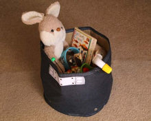 Load image into Gallery viewer, Garden care made easy with Bloombagz herb, shrub and flower planter with option to hang. Use indoor or outside gardens for lush plants all year round. Perfect landscape gardening for small spaces. Can also be used as a storage solution. Environmentally friendly made out of 100% recycled materials. Promotes growth of healthy roots and happy plants.