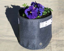 Load image into Gallery viewer, Garden care made easy with Bloombagz herb, shrub and flower planter with option to hang. Use indoor or outside gardens for lush plants all year round. Perfect landscape gardening for small spaces. Can also be used as a storage solution. Environmentally friendly made out of 100% recycled materials. Promotes growth of healthy roots and happy plants.